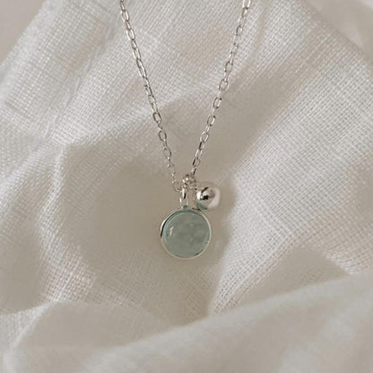 Crystal Clear Blue Necklace