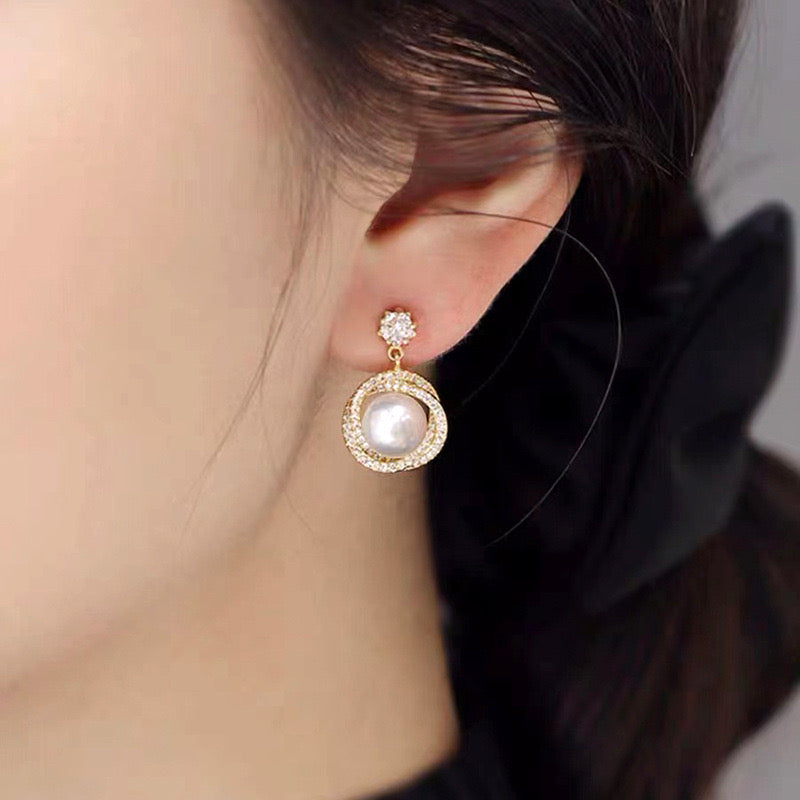 Floral Elegance Stud Earrings