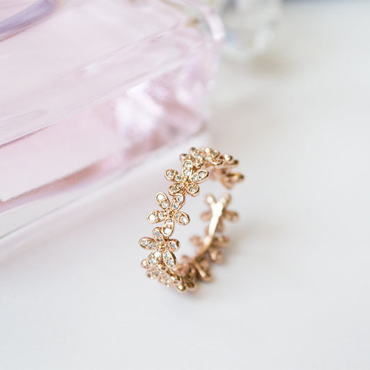 Gilded Blossoms Ring